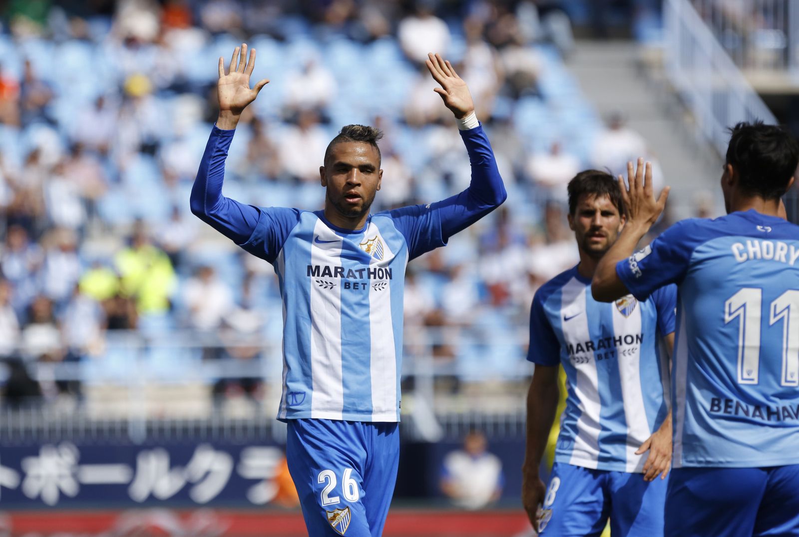 Las imágenes del Málaga-Real Sociedad