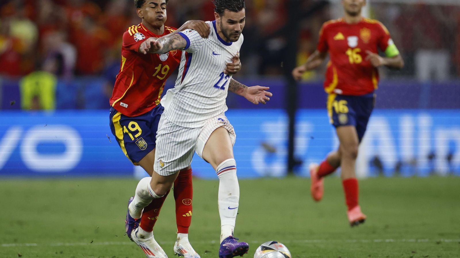Las mejores imágenes del España - Francia