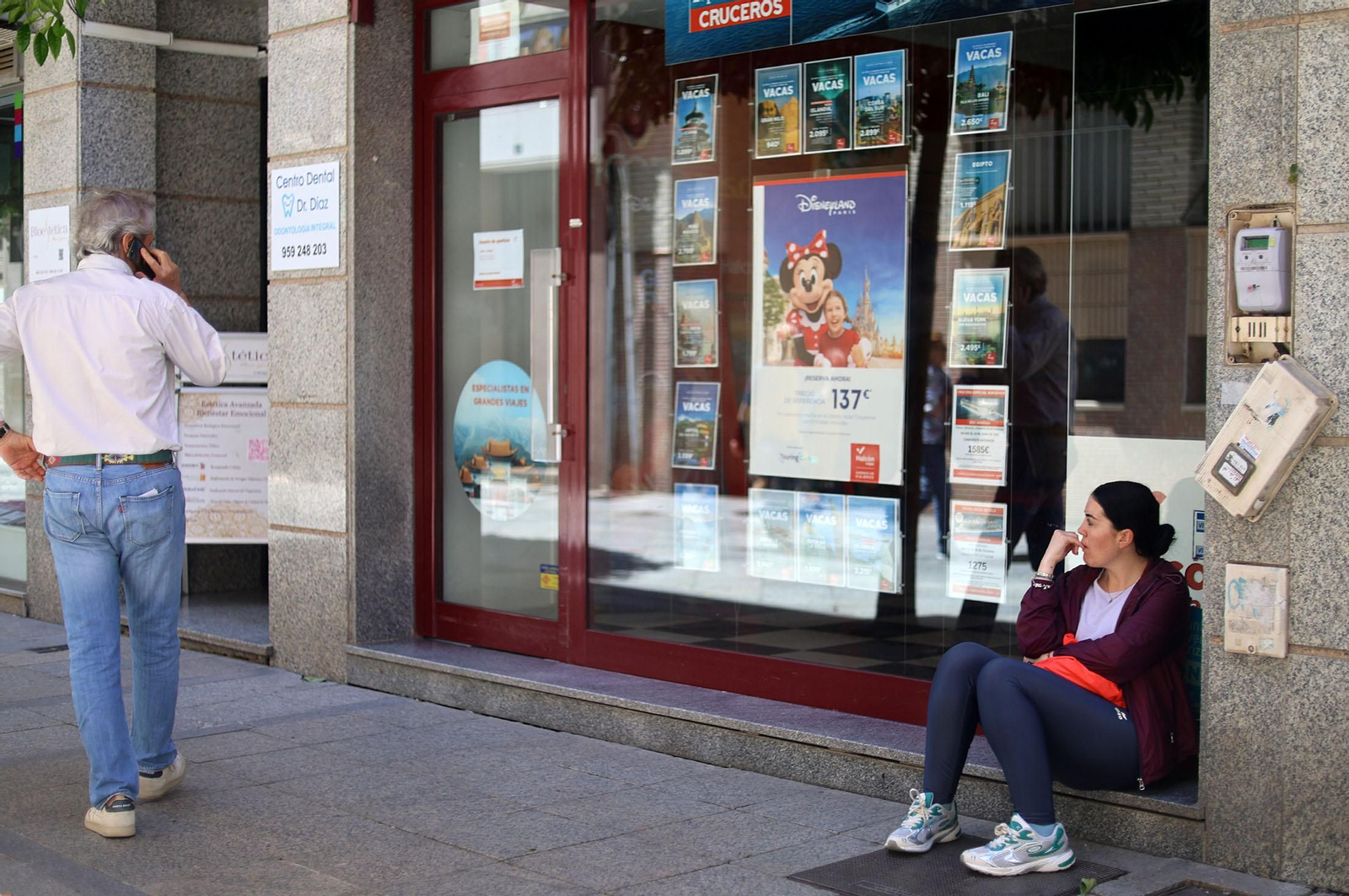 Así se vivió el apagón en las calles de Huelva, en imágenes