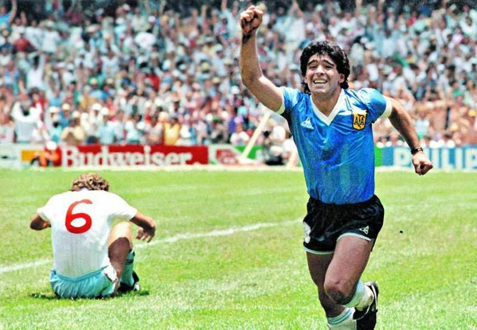 Maradona  ante Inglaterra