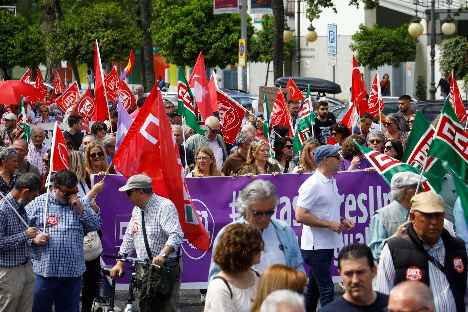 Todas las imágenes de la manifestación del 1 de mayo en Córdoba Todas las imágenes de la manifestación del 1 de mayo en Córdoba