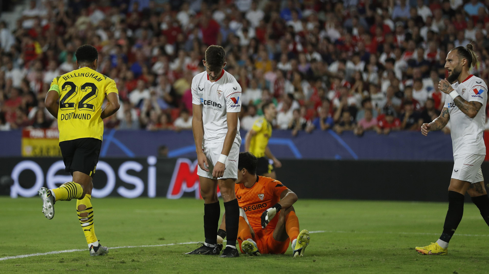 Las imágenes del Sevilla fc-Borussia