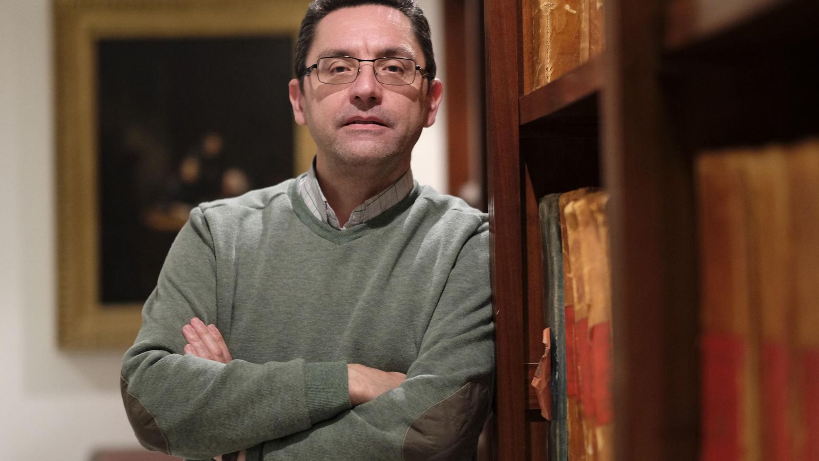 José Antonio Aparicio, en la Hemeroteca de Diario de Cádiz.