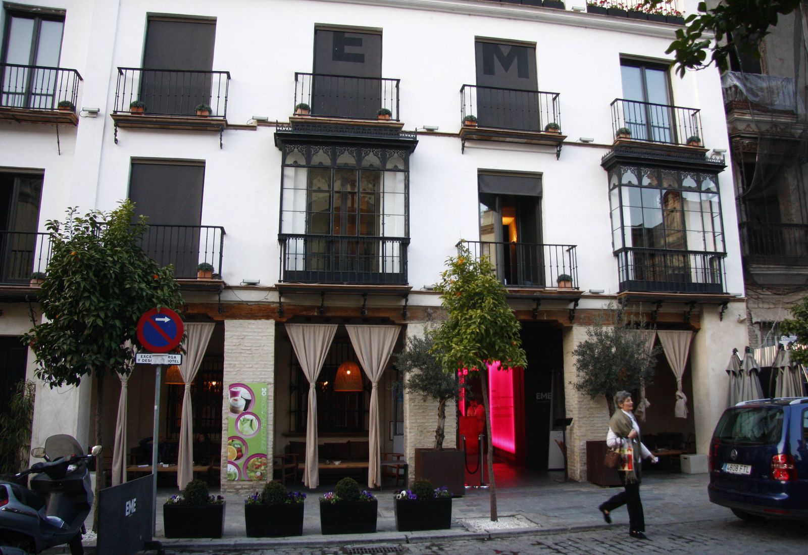 El  Hotel Eme, situado en la calle Alemanes.