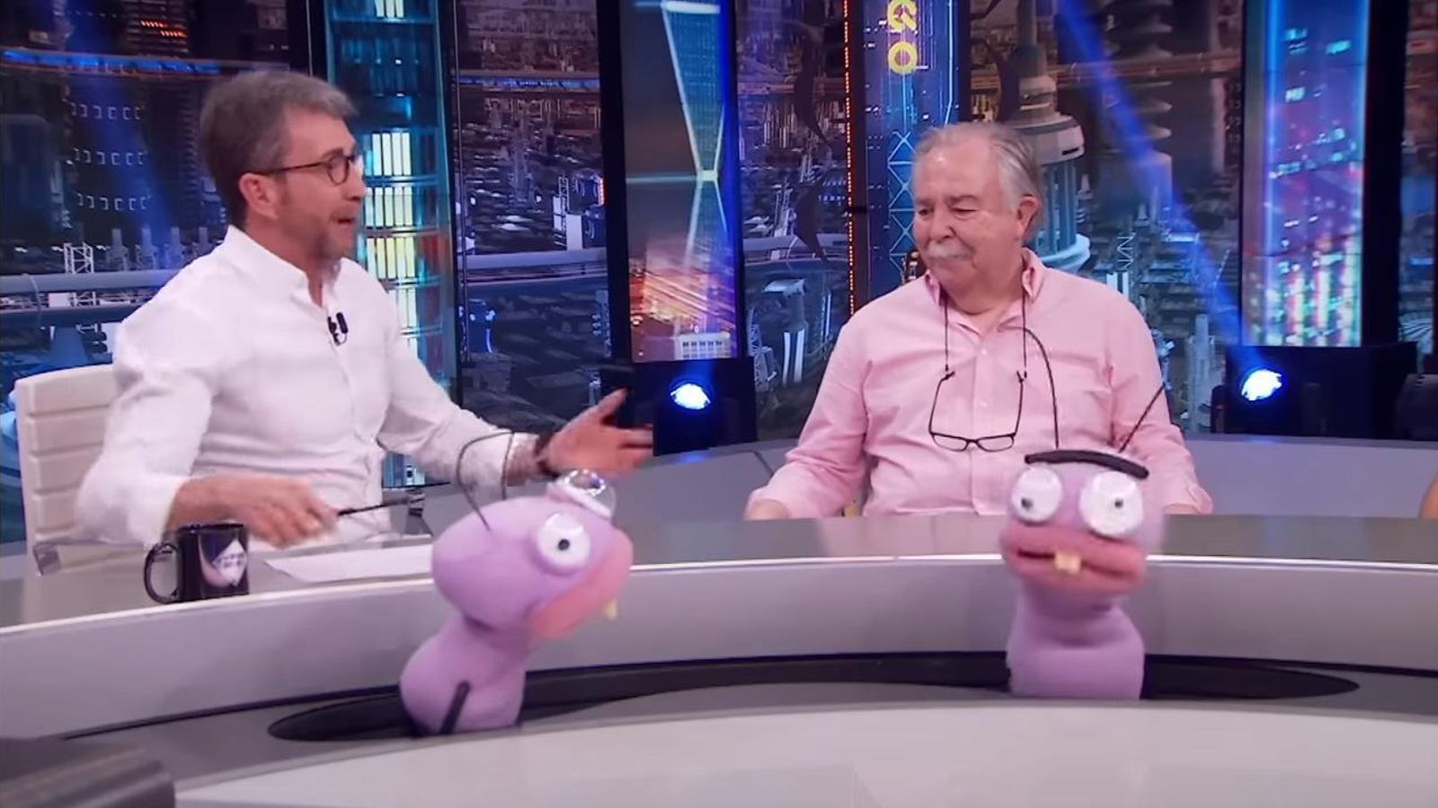 Juan Herrera, junto a Pablo Motos, en uno de los programa de 'El Hormiguero'. Juan Herrera, junto a Pablo Motos, en uno de los programa de 'El Hormiguero'.