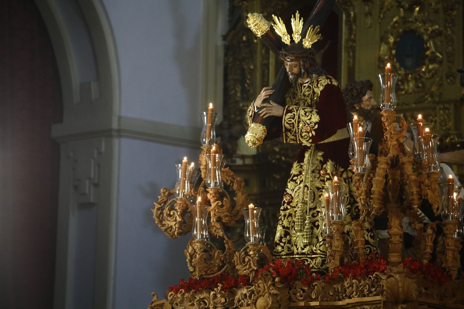 El Señor del Buen Suceso, en su paso procesional.
