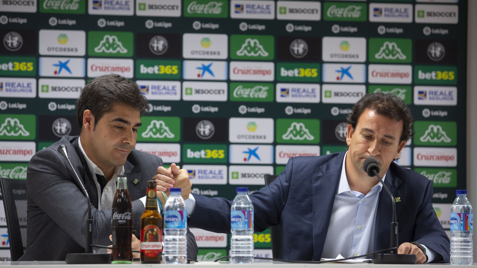 Haro y Catalán, en un momento de su intervención.