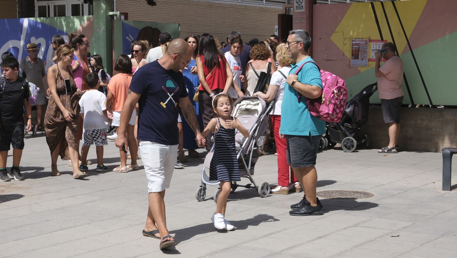 Imágenes del primer día de curso escolar en Almería
