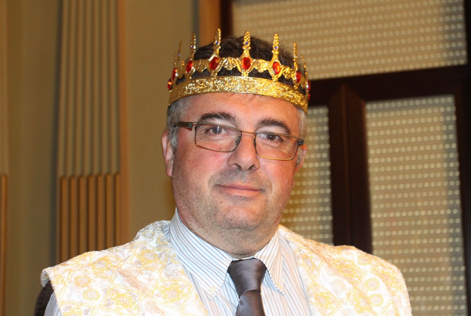 José Antonio Vieira Roldán, que encarnará al Rey Melchor en la cabalgata de Huelva.