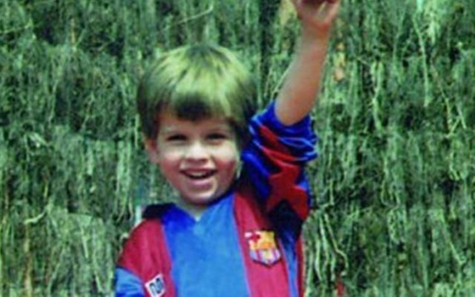 Gerard Piqué de niño