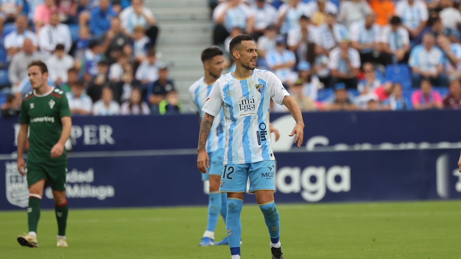 El Málaga CF - Eibar, en fotos