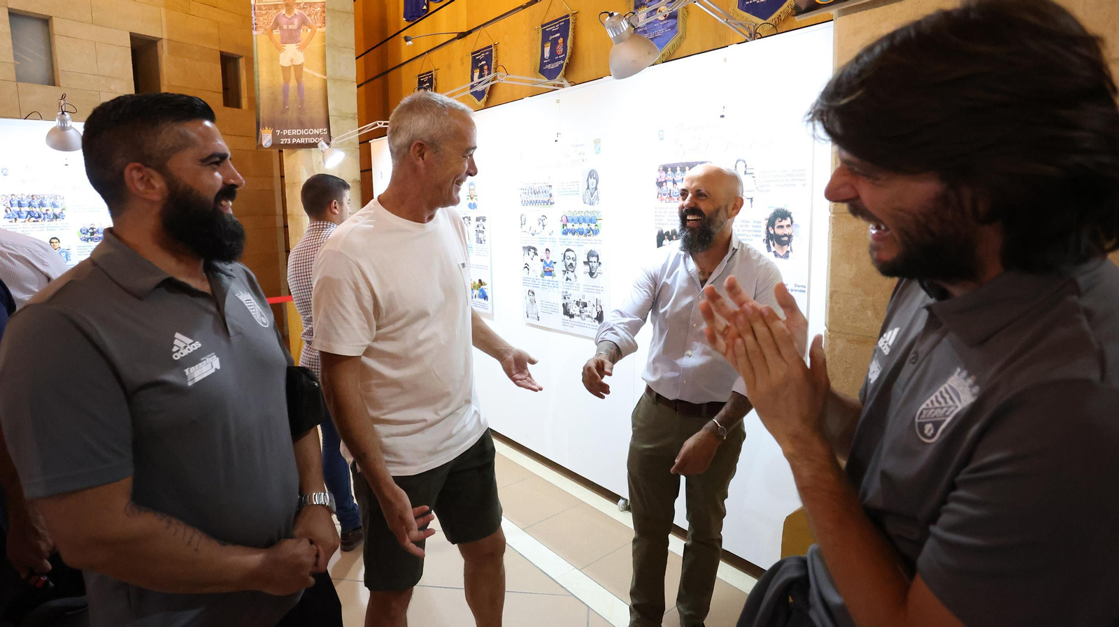 Inauguración de la exposición por el  75 aniversario del Xerez CD