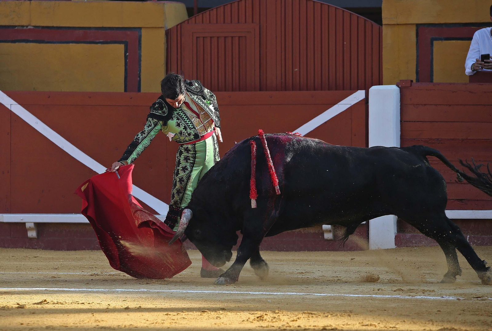 Fotos de la corrida del viernes de la Feria Taurina de Algeciras 2023: Morante de la Puebla, Emilio de Justo y David Galván