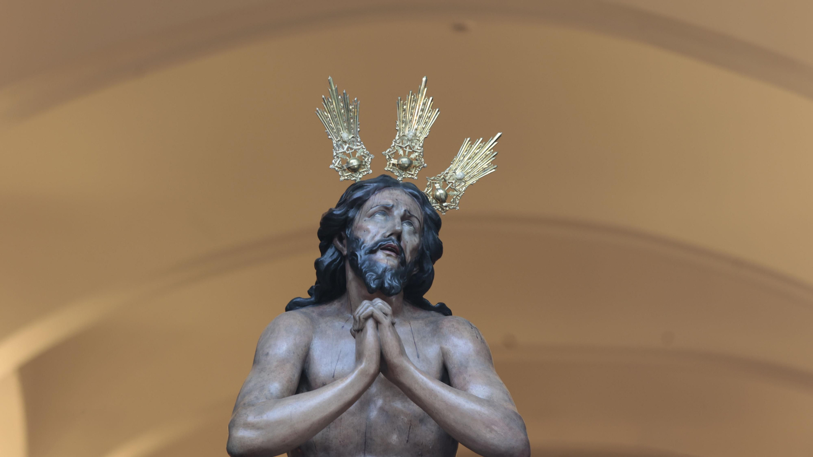 Las imágenes del Vía Crucis de la Hermandad de la Estrella