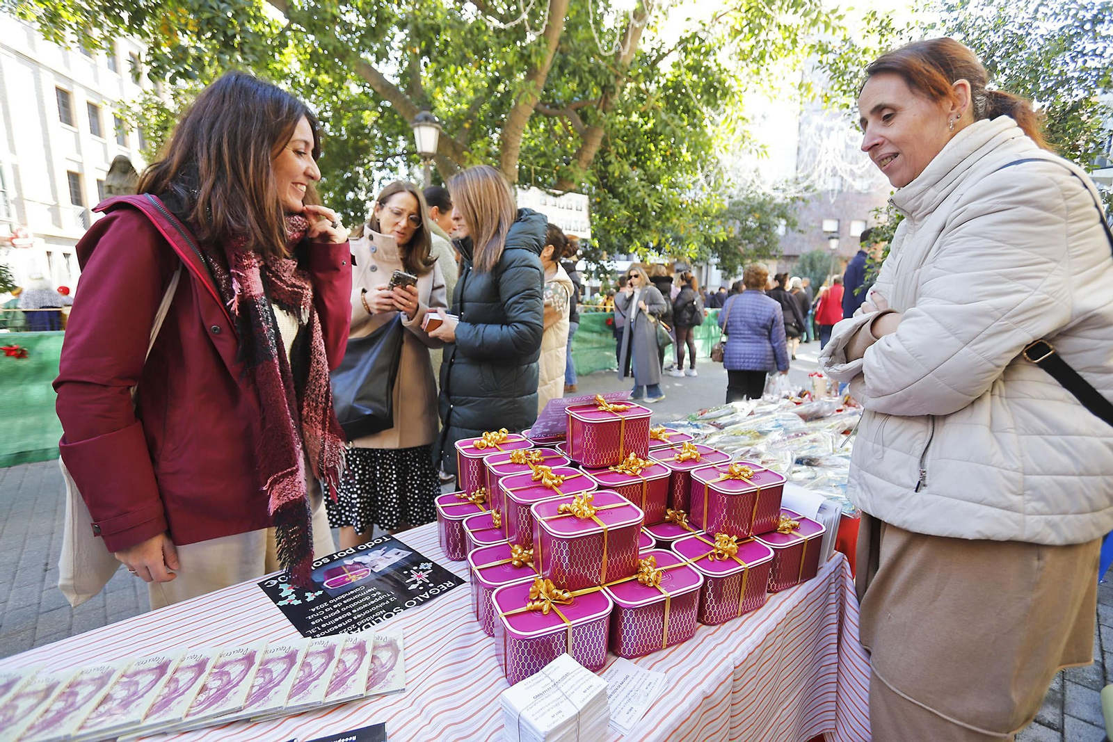 Imágenes del Belén Viviente del Colegio María Inmaculada en la Plaza Niña
