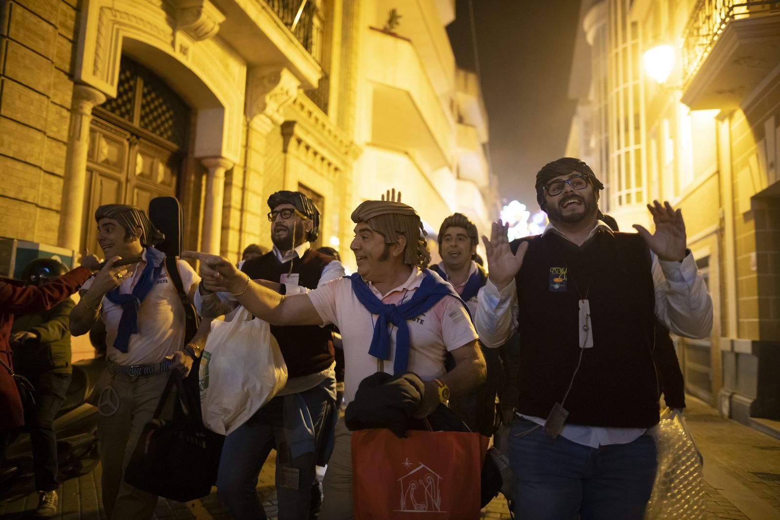 Ambiente en la final  del Carnaval Colombino