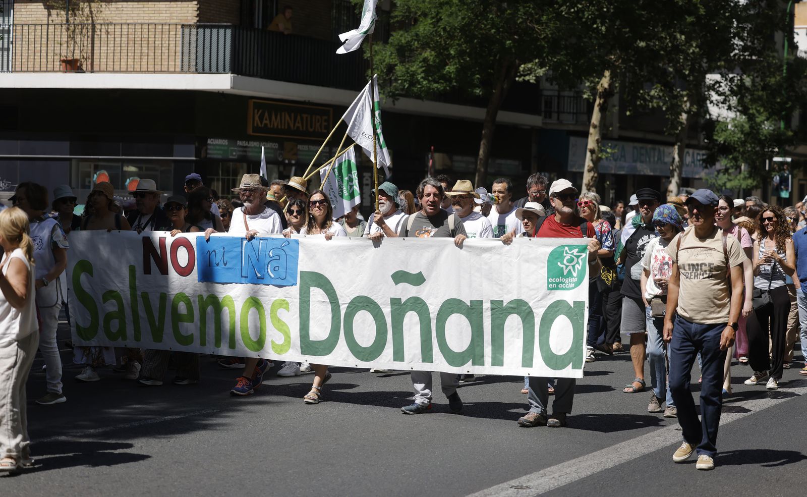 Las fotos de la manifestación en defensa de Doñana