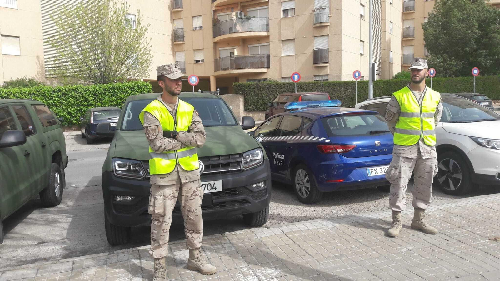La Infantería de Marina patrulla Jerez
