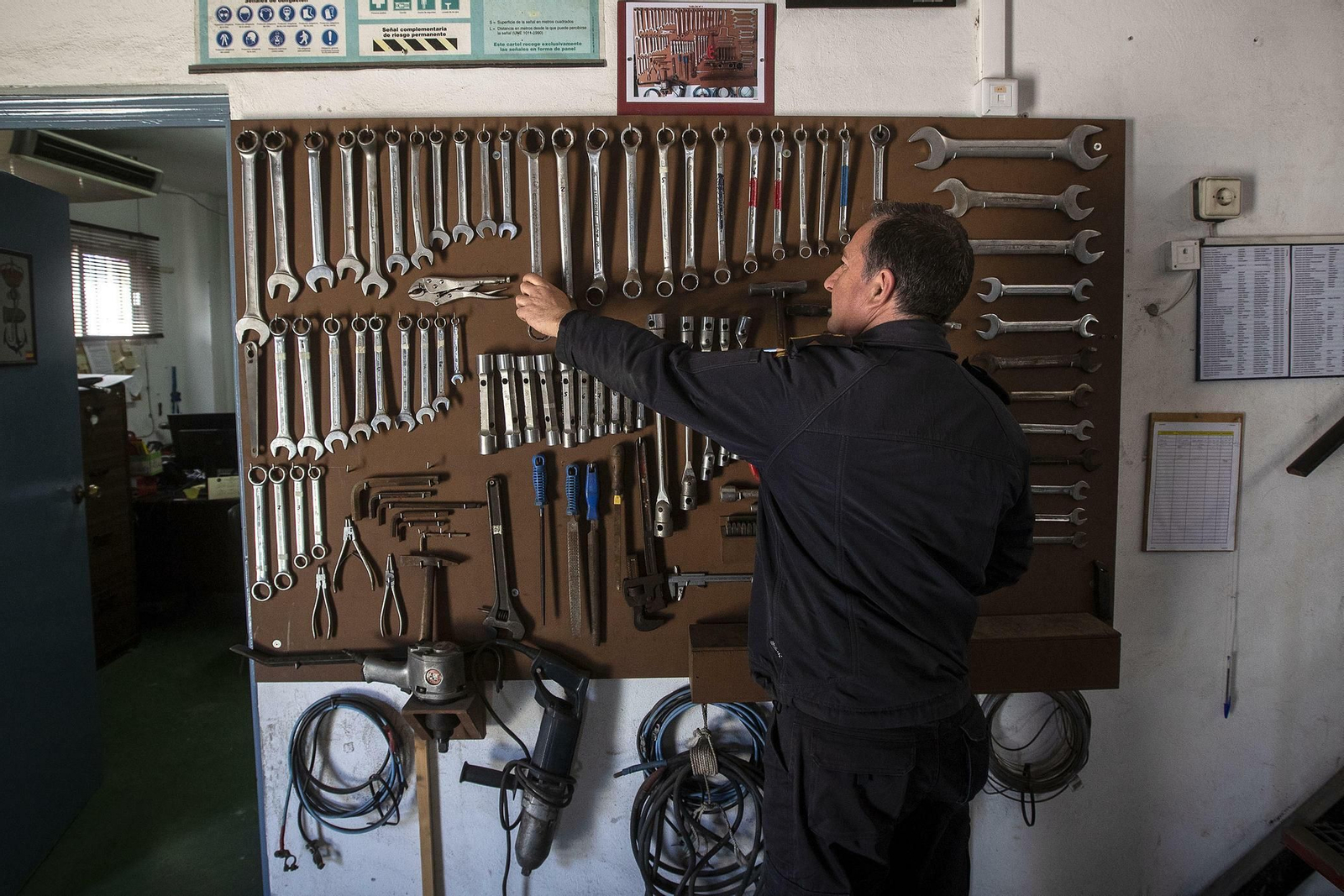 Dentro del Centro de Ensayos Torregorda