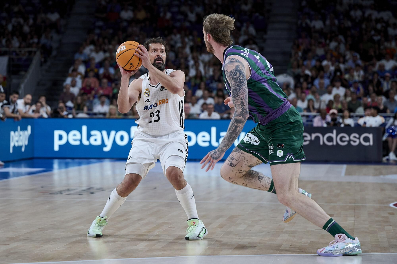 El Real Madrid-Unicaja en fotos