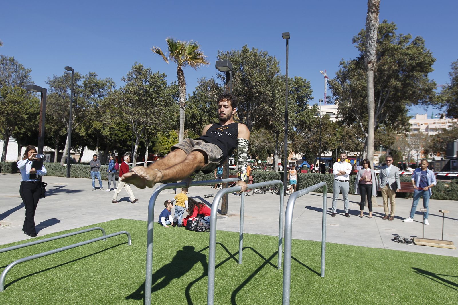 Fotogalería Pista de Calistenia. Parque de los Periodistas. Almería