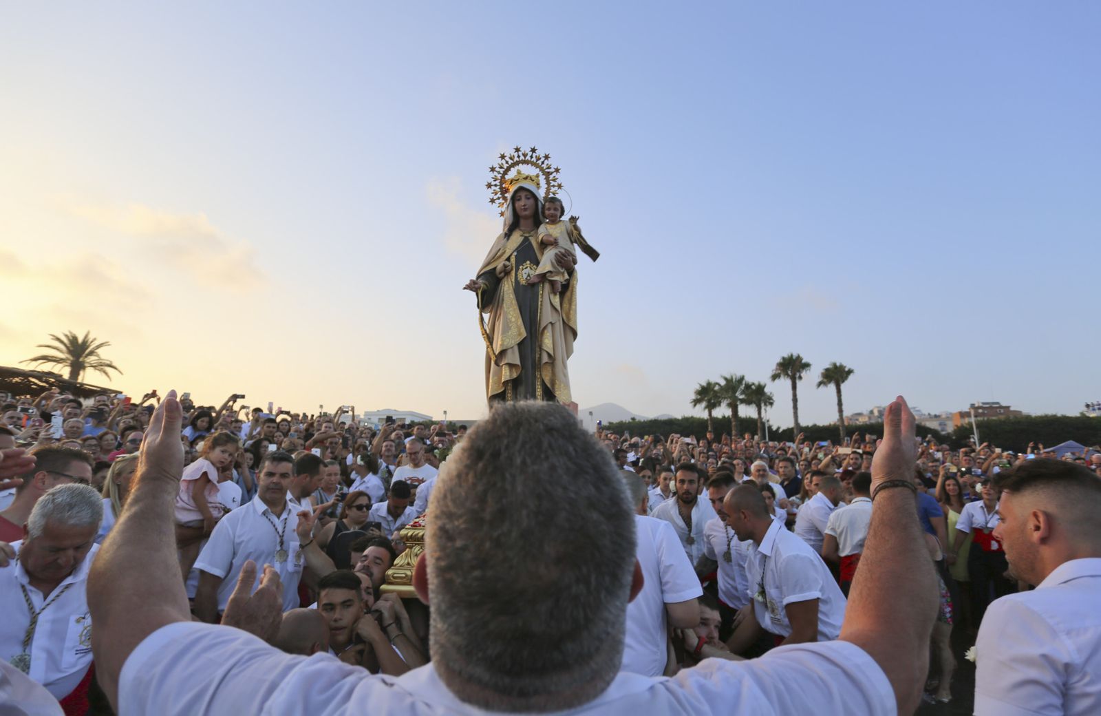 Las fotos de las procesiones de la Virgen del Carmen en Málaga