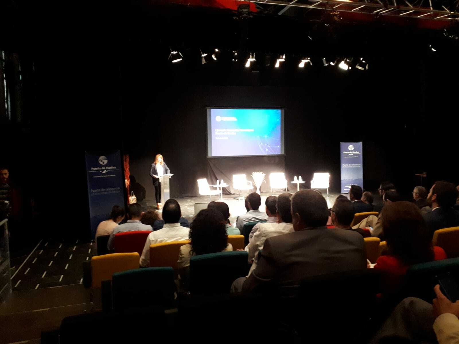 Un momento de la presentación de la I Jornada Innovación Tecnológica Puerto de Huelva