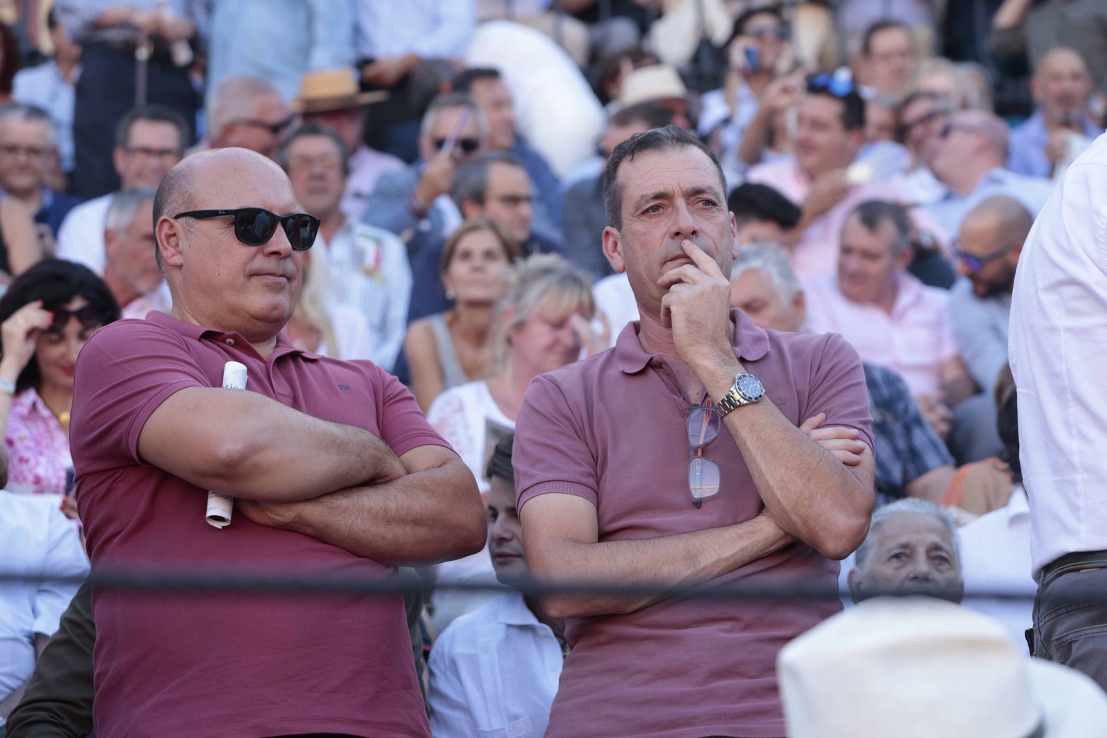 Ambiente en los tendidos de la Maestranza