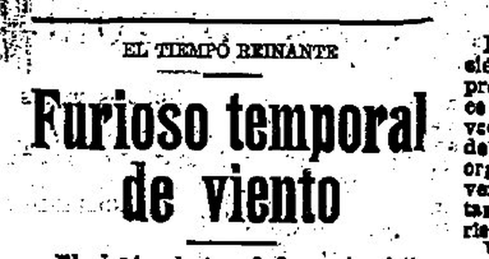 El ciclón del Martes Santo de 1927