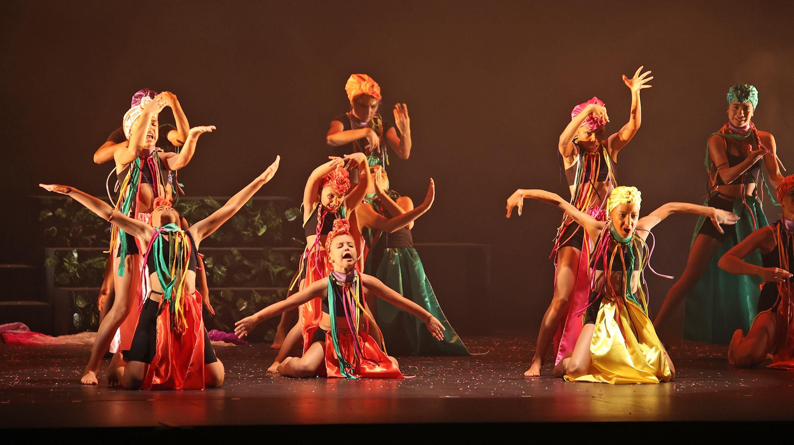 'África' el espectáculo de fin de curso de las Hermanas Sanchez en Jerez