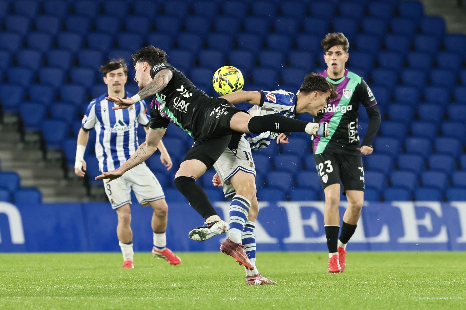 Real Sociedad-Málaga CF, en fotos