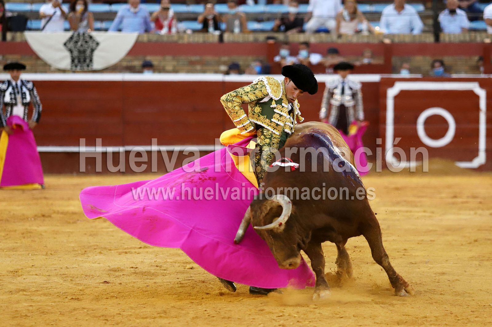 Las imágenes más destacadas de la corrida de toros del 3 de agosto en la plaza de toros de Huelva "La Merced"
