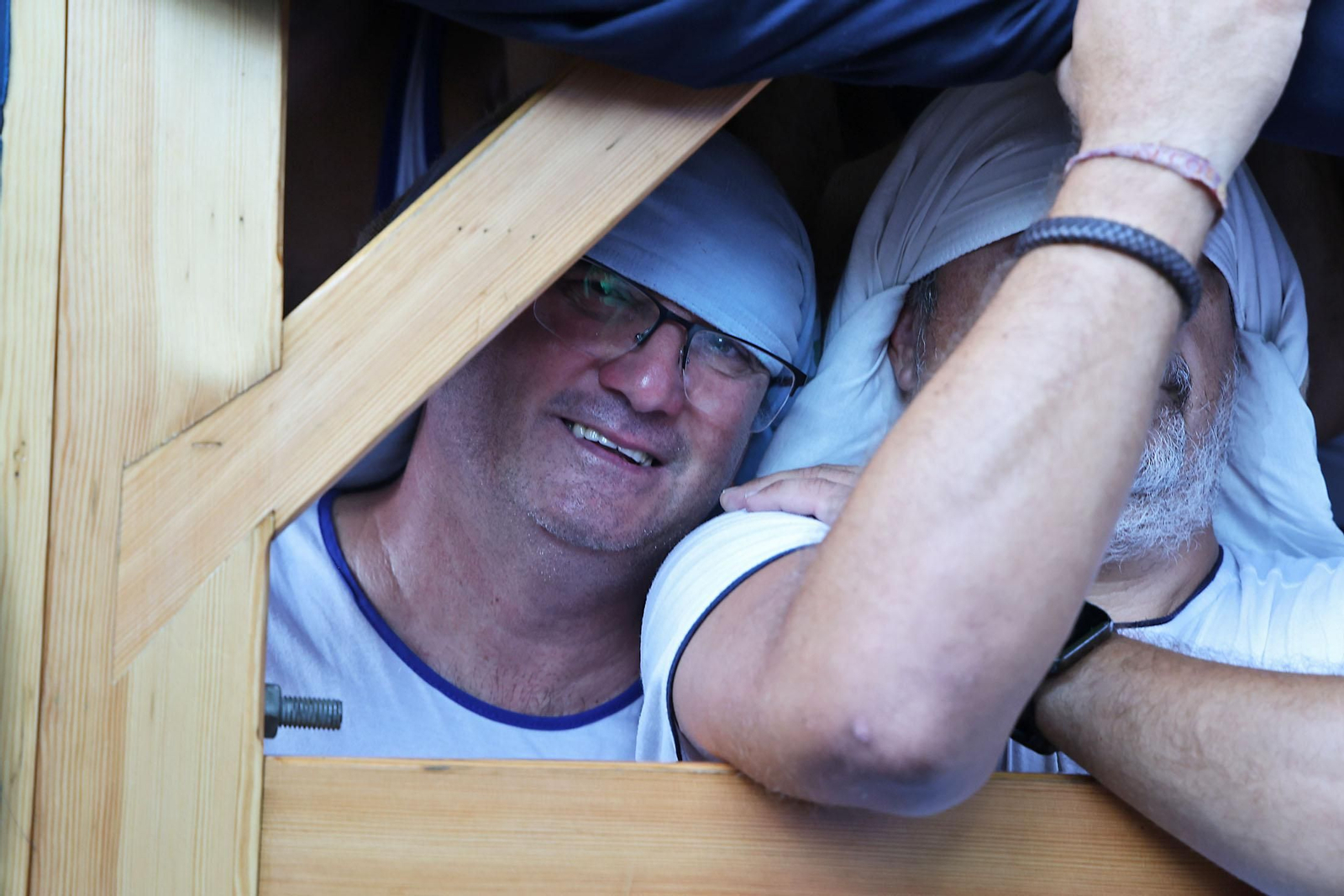 Imágenes de la bajada de la Virgen de la Cinta