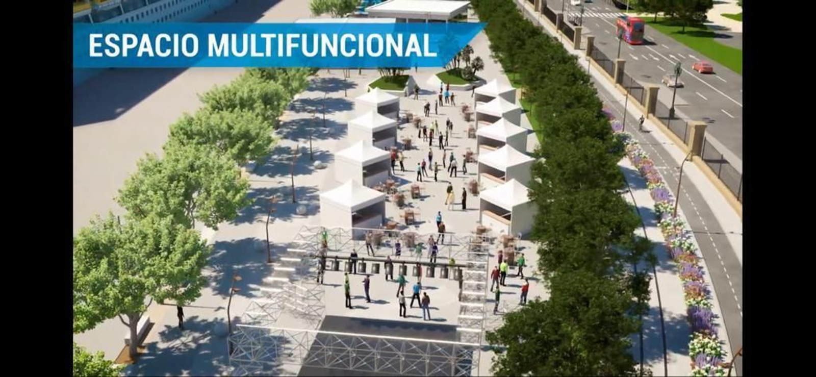 Así será la avenida que surja tras la integración puerto y ciudad Así será la avenida que surja tras la integración puerto y ciudad