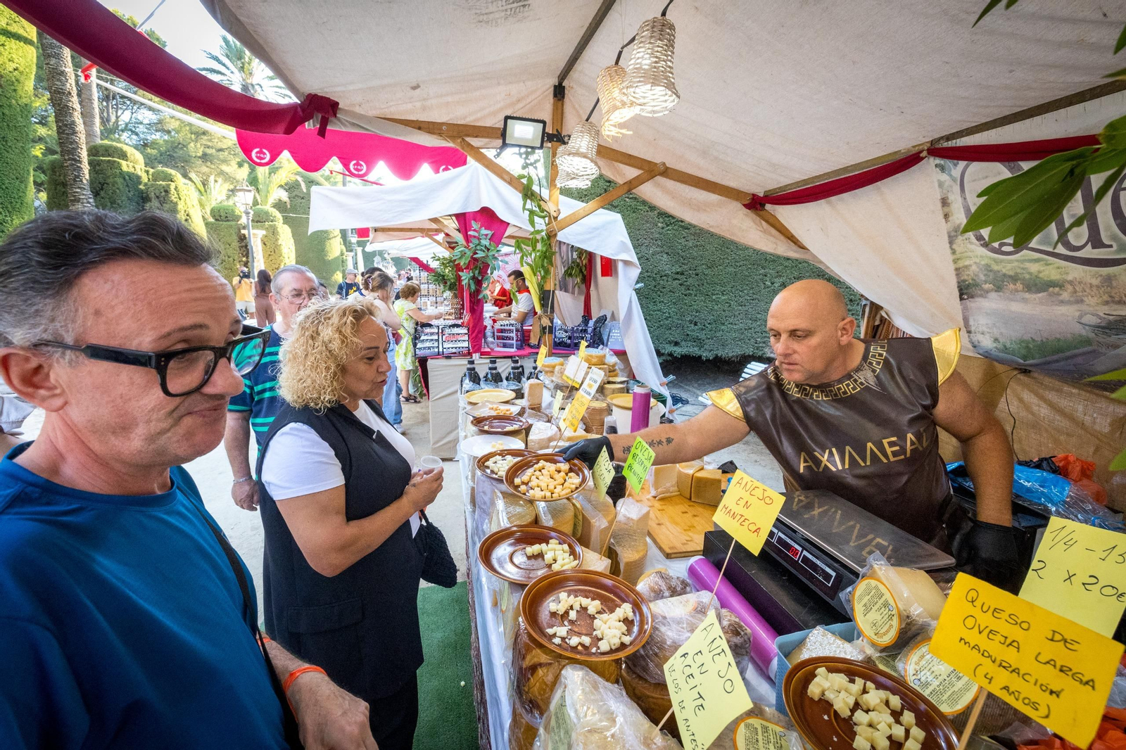Las imágenes del Mercado Romano en el Parque Genovés de Cádiz