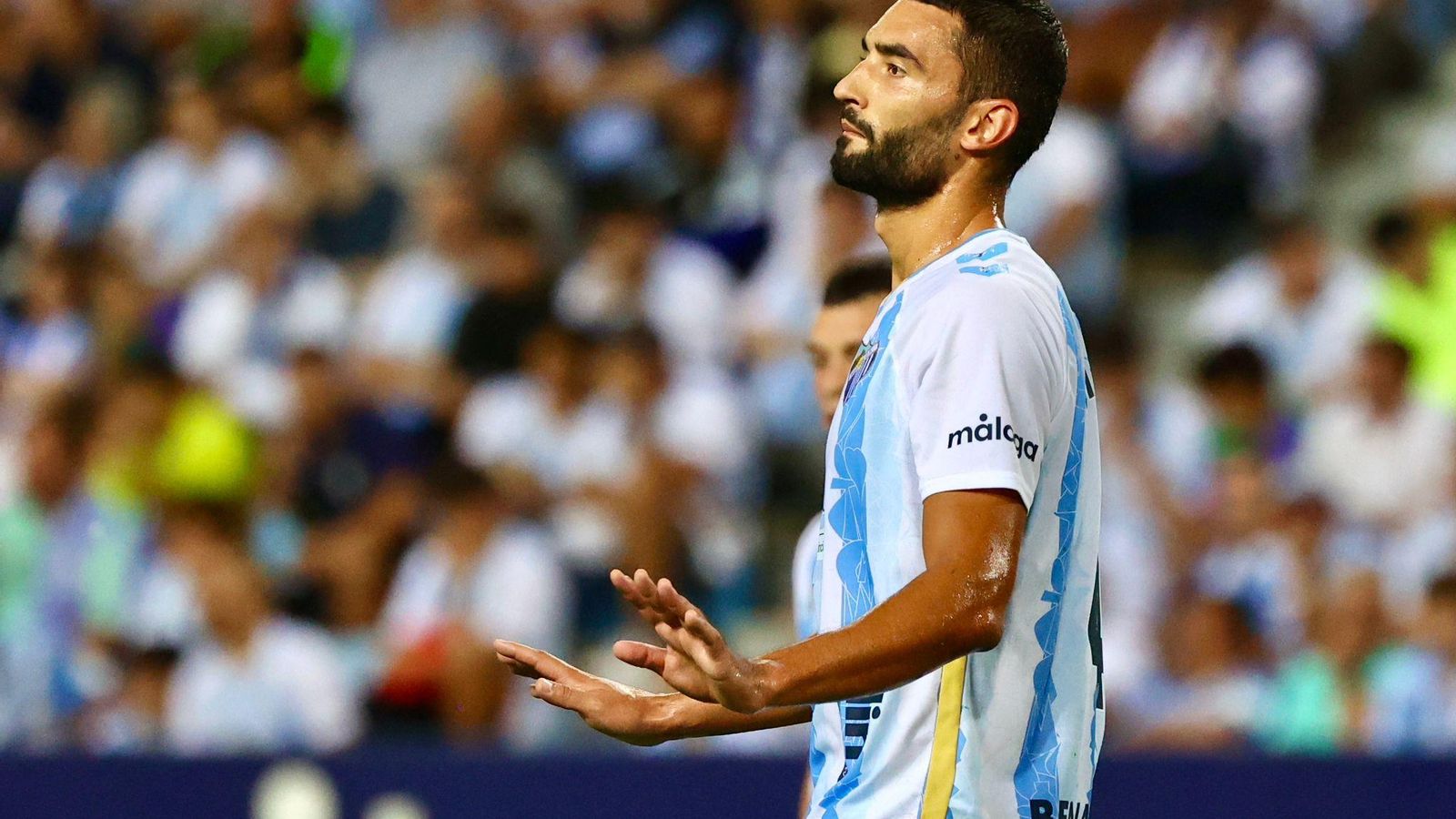 El Málaga CF - Elche, en fotos