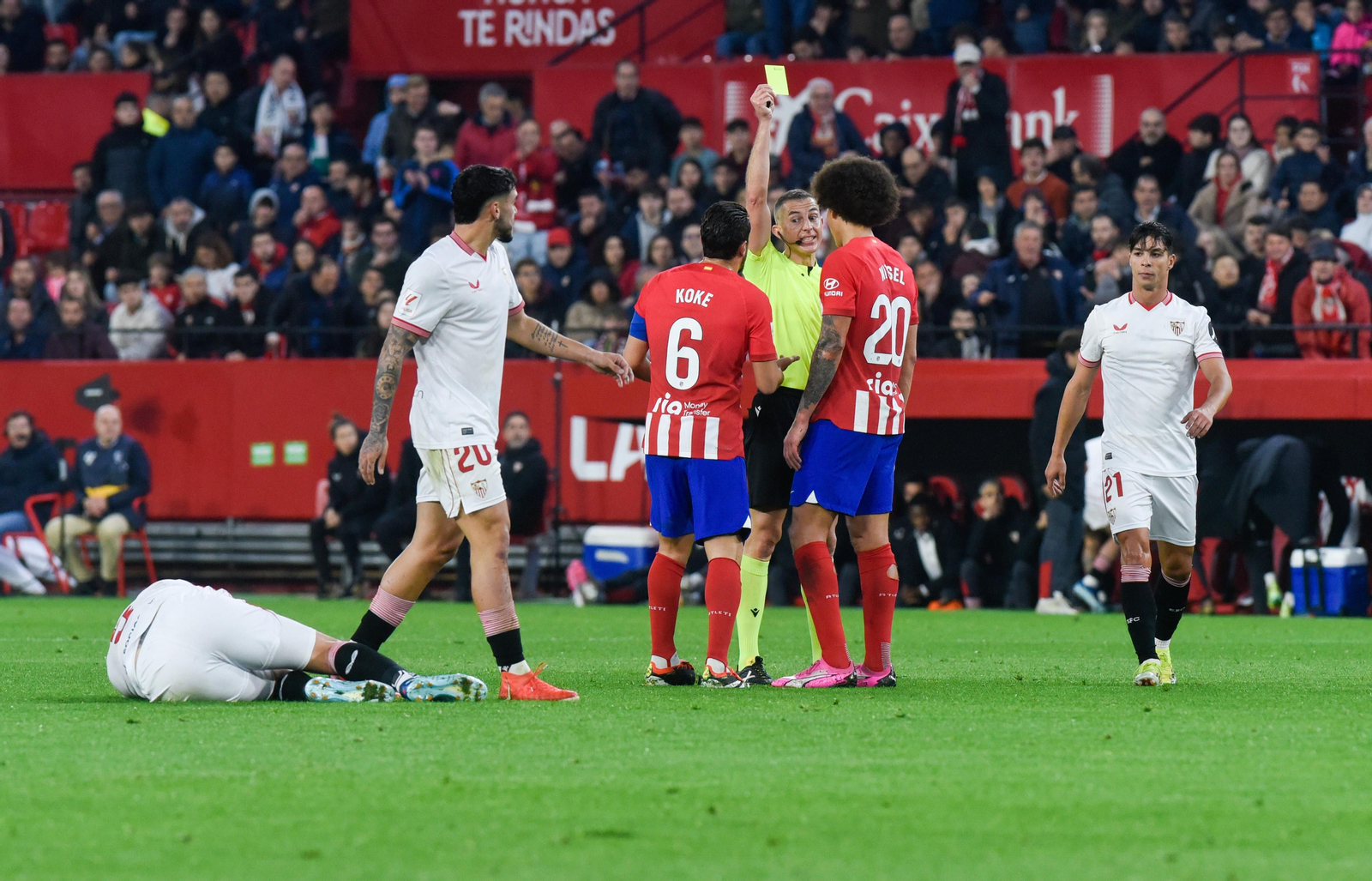 Las imágenes del Sevilla FC - Atlético de Madrid
