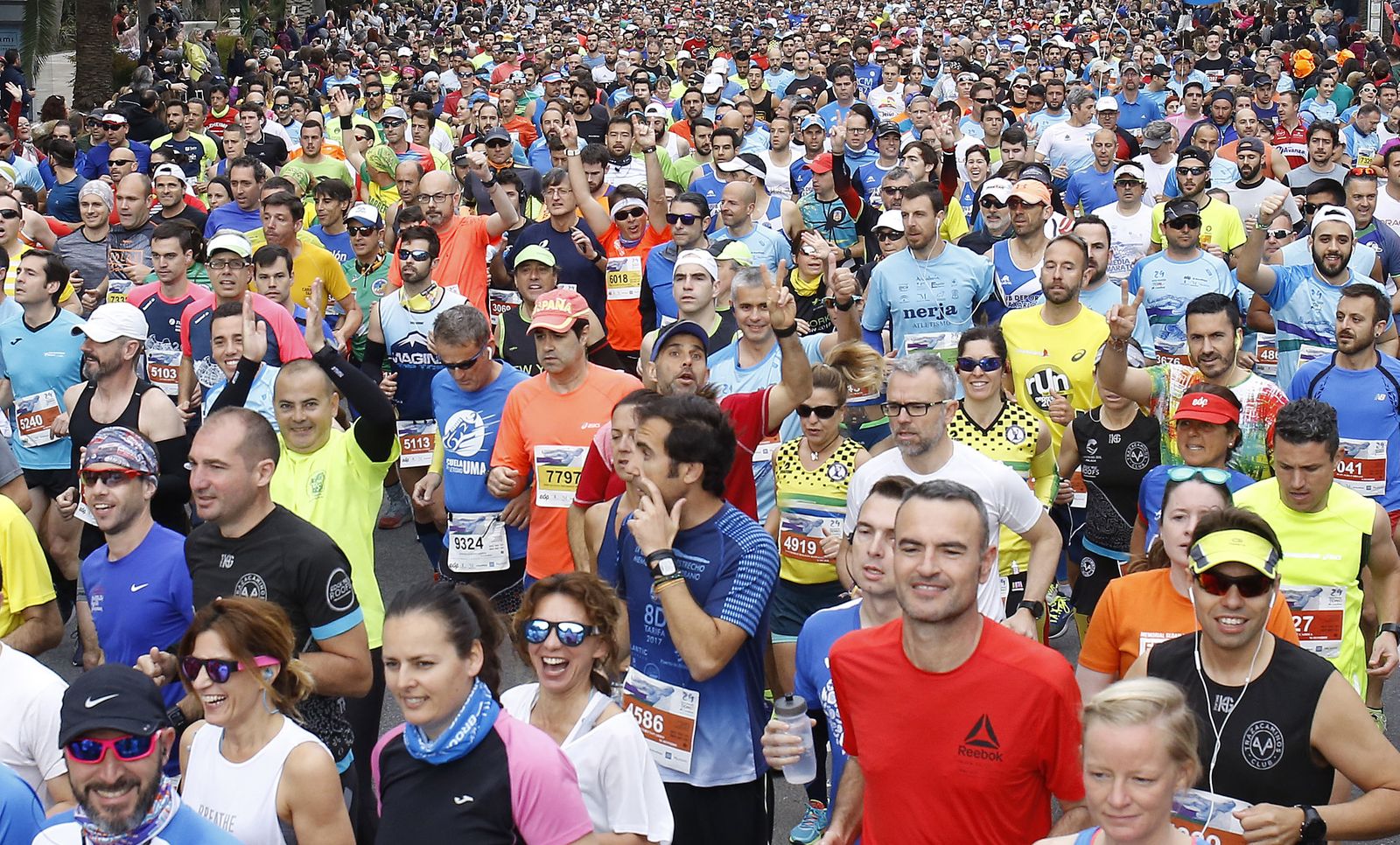 Las imágenes de la 29ª edición de la Media Maratón de Málaga