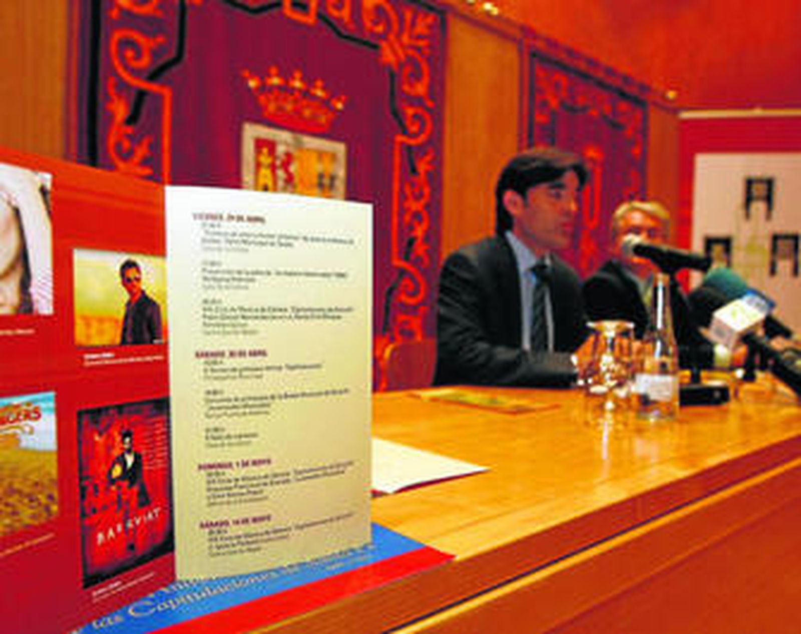 Sergio Bueno presentó ayer el programa que se desarrollará a lo largo de todo el mes de abril.