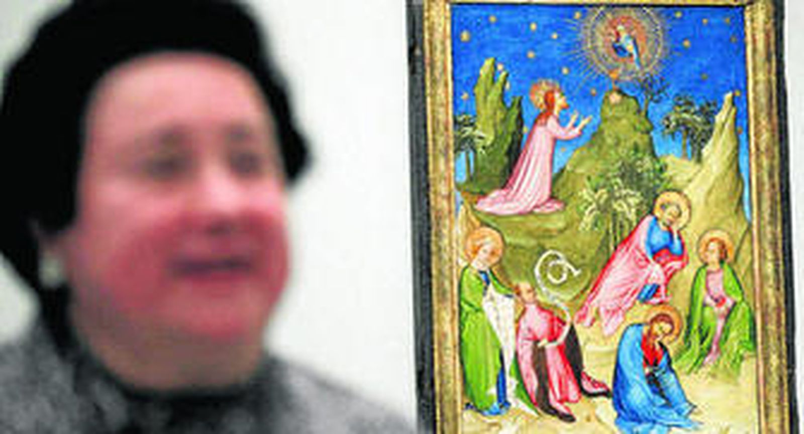 Tras intervenirla y eliminar los repintes, la tabla del siglo XV ha recuperado toda su delicadeza y luminosidad.