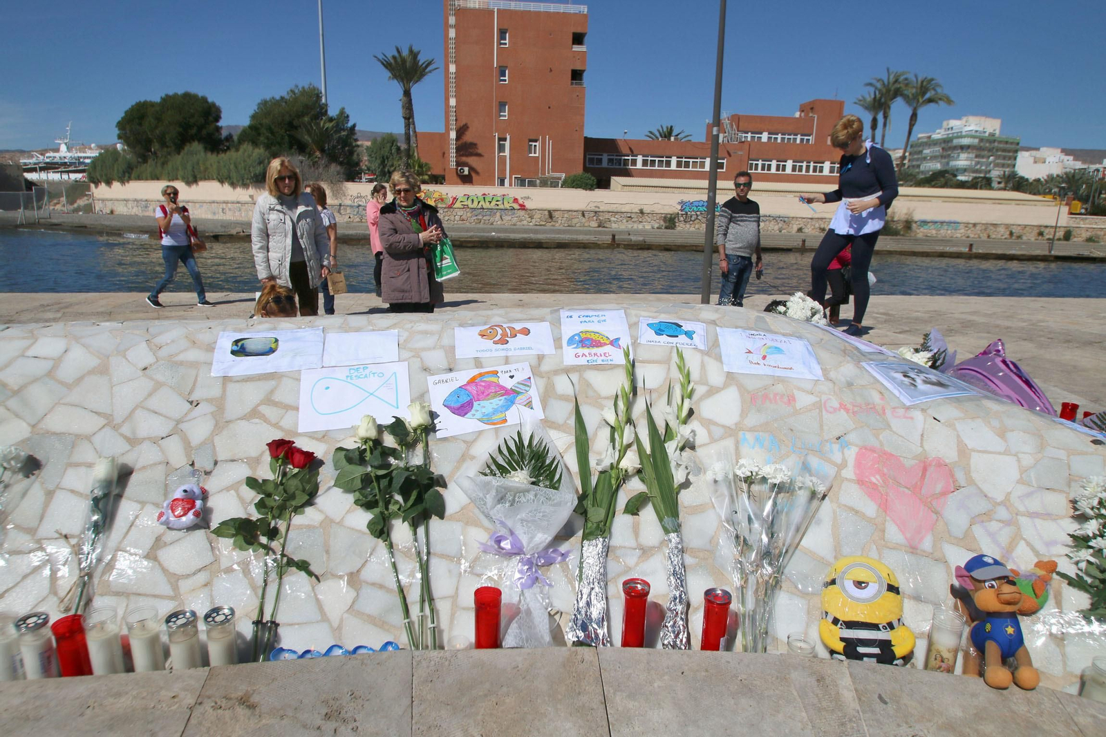 Las imágenes de la capilla ardiente por Gabriel