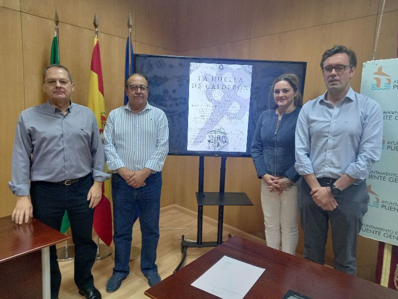 Presentación de 'La huella de Calderón' en Puente Genil.