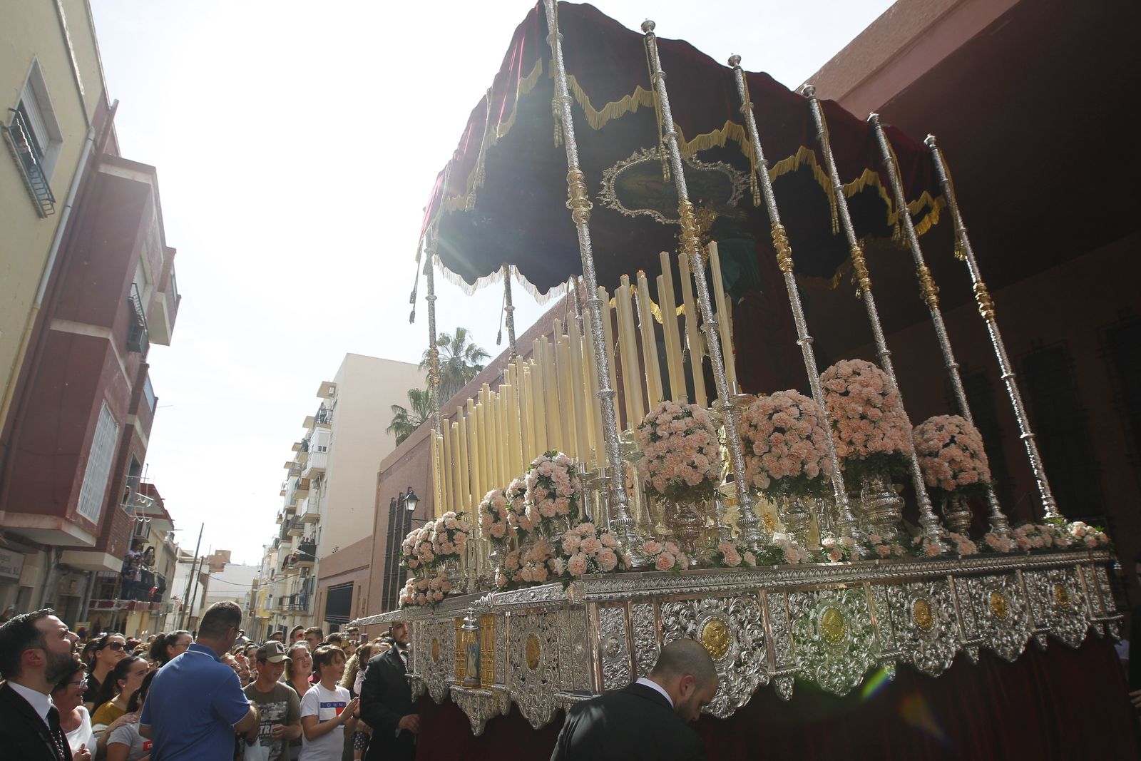Imágenes de la Procesión de Coronación. Barrio de Los Molinos. Semana Santa Almería 2019