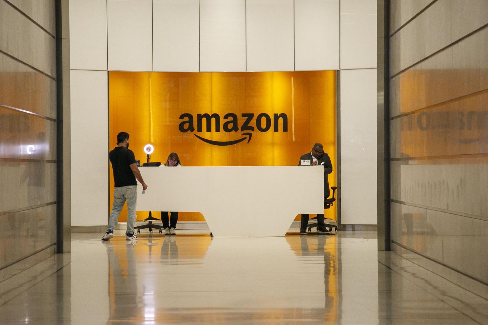 Oficina de Amazon en Nueva York.
