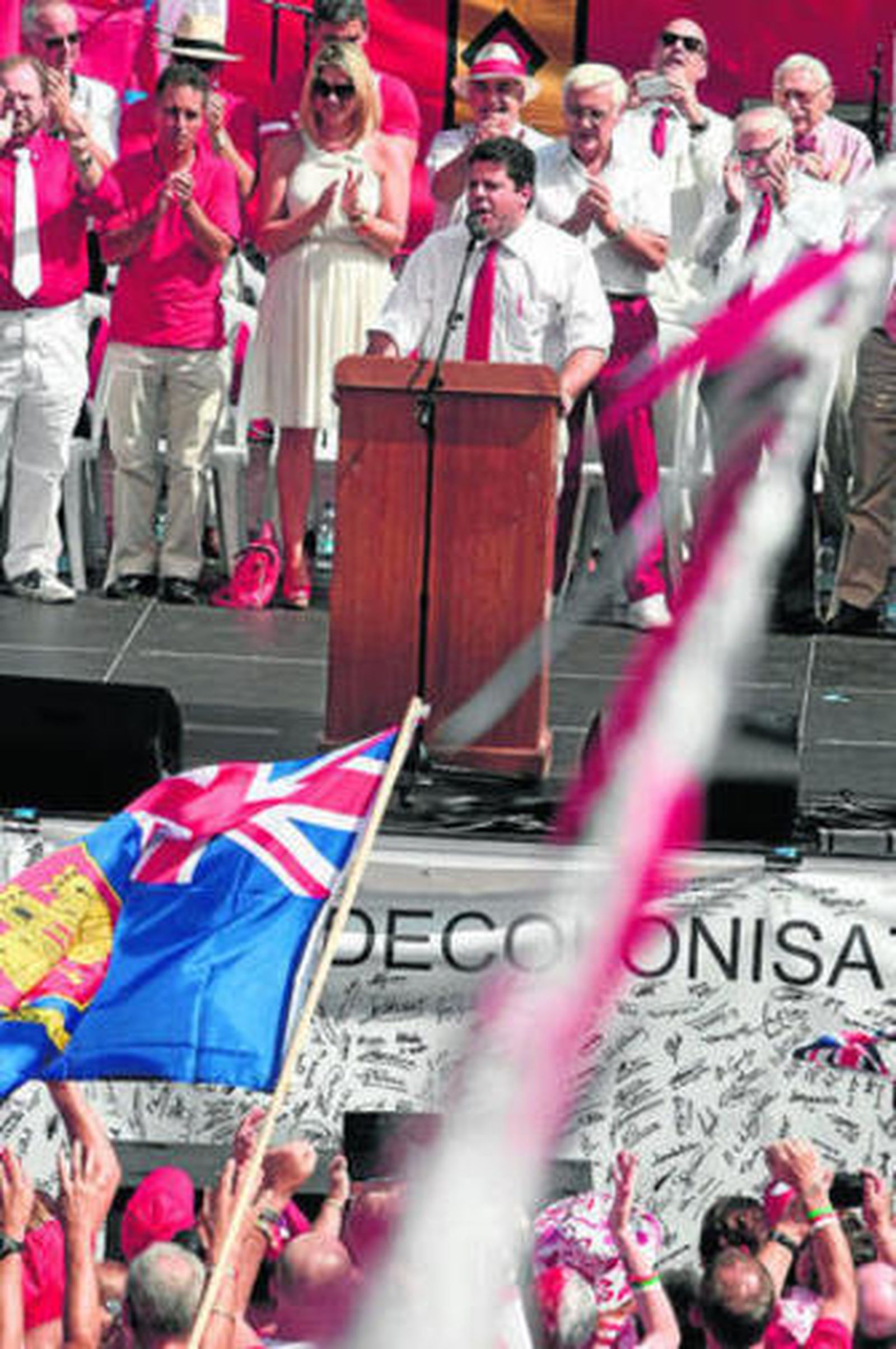 Fabian Picardo, en su discurso el día nacional de Gibraltar.