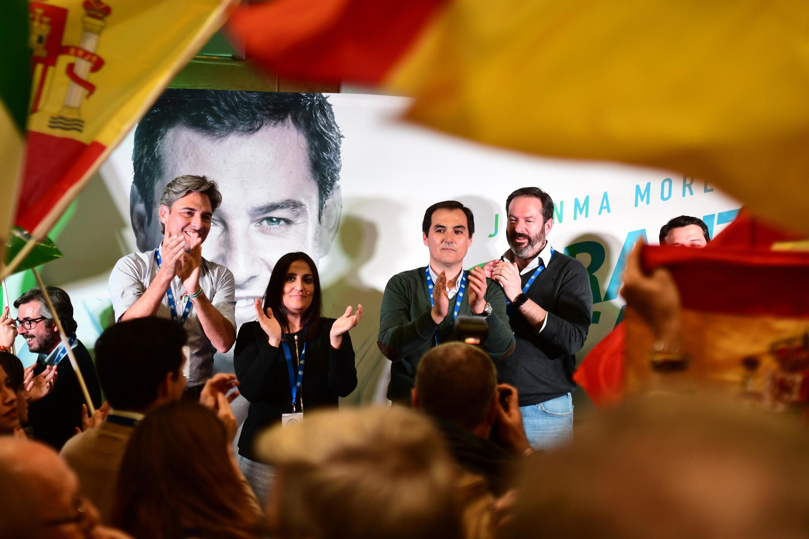 Andrés Lorire, Beatriz Jurado, José Antonio Nieto y Adolfo Molina.