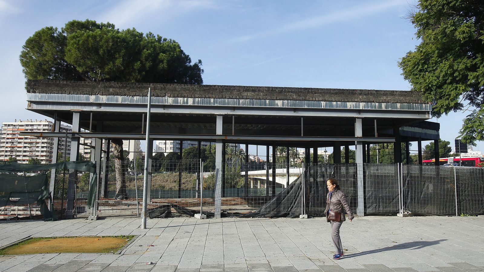 Detalle del inmueble que será demolido en los próximos días.