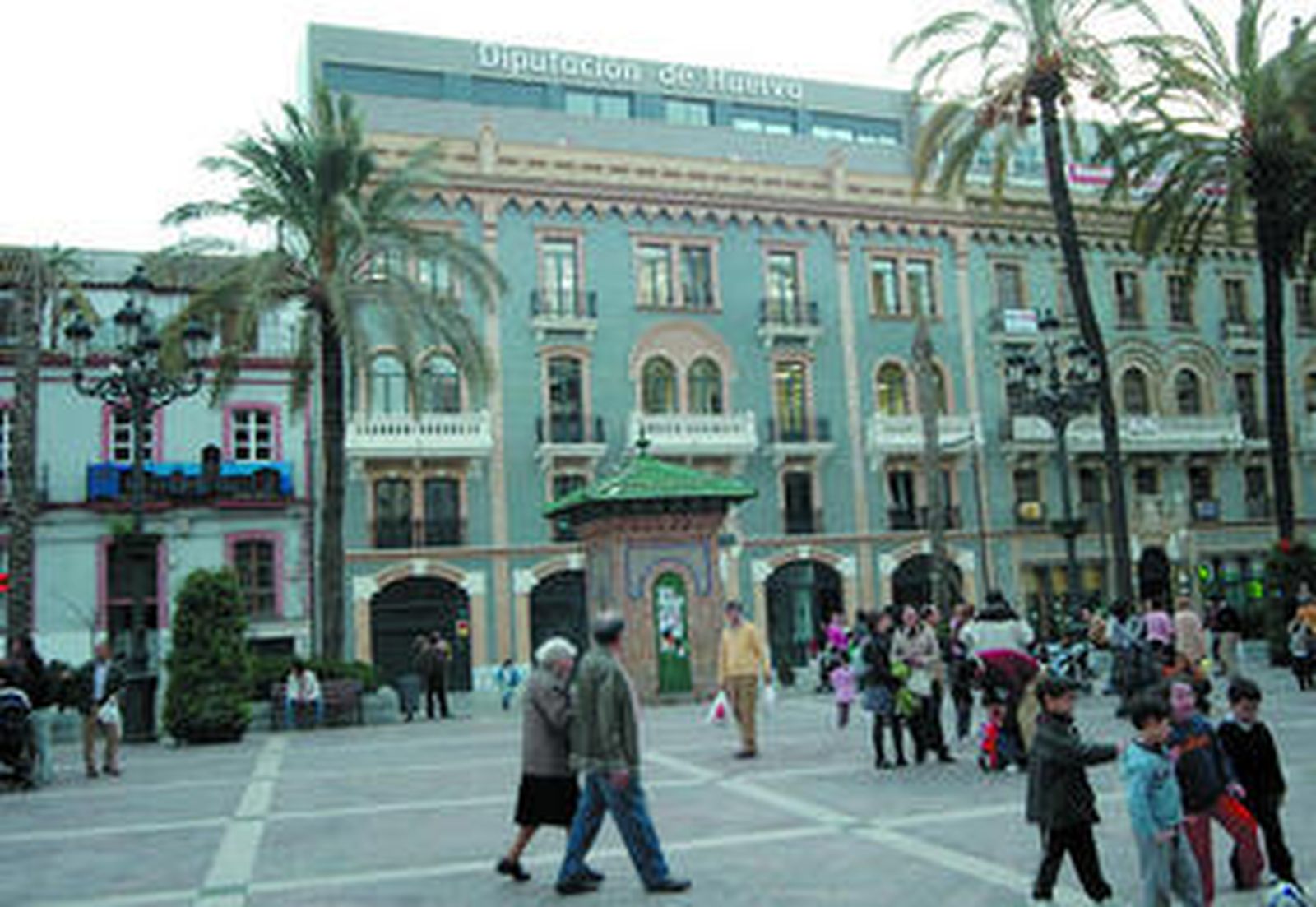 'Palacete' de la Plaza de las Monjas que inaugura esta tarde la Diputación Provincial.