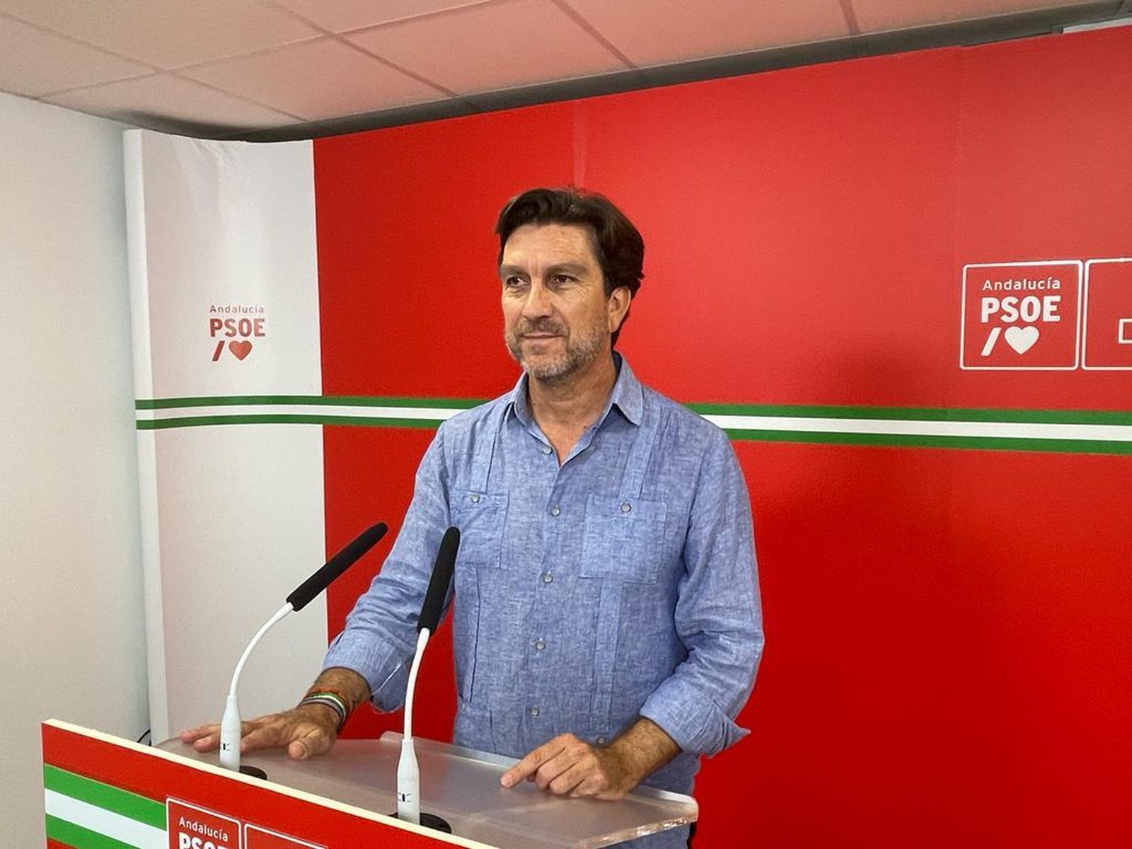 El parlamentario electo del PSOE por Huelva Enrique Gaviño.