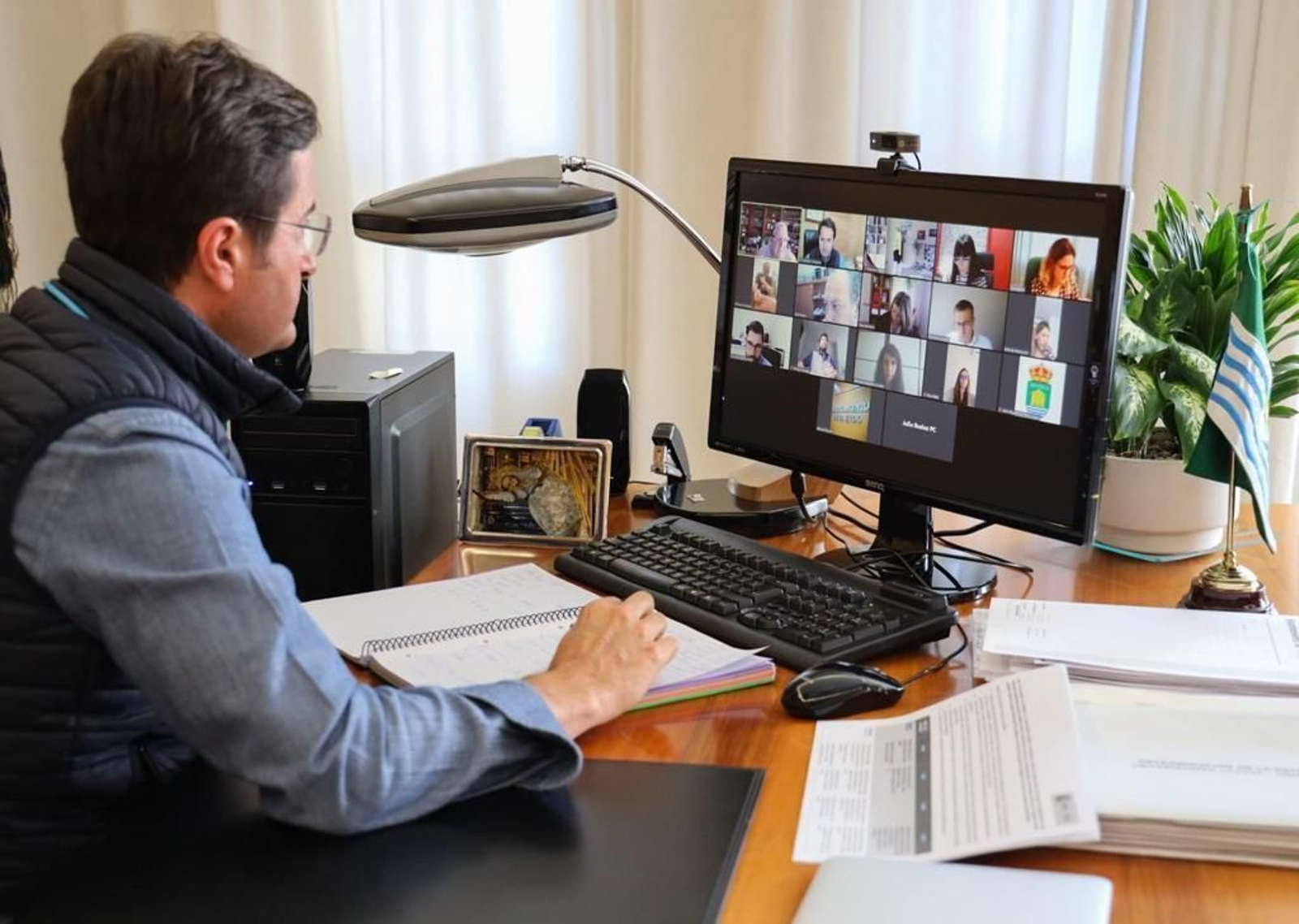 Junta de gobierno telemática celebrada en El Ejido.